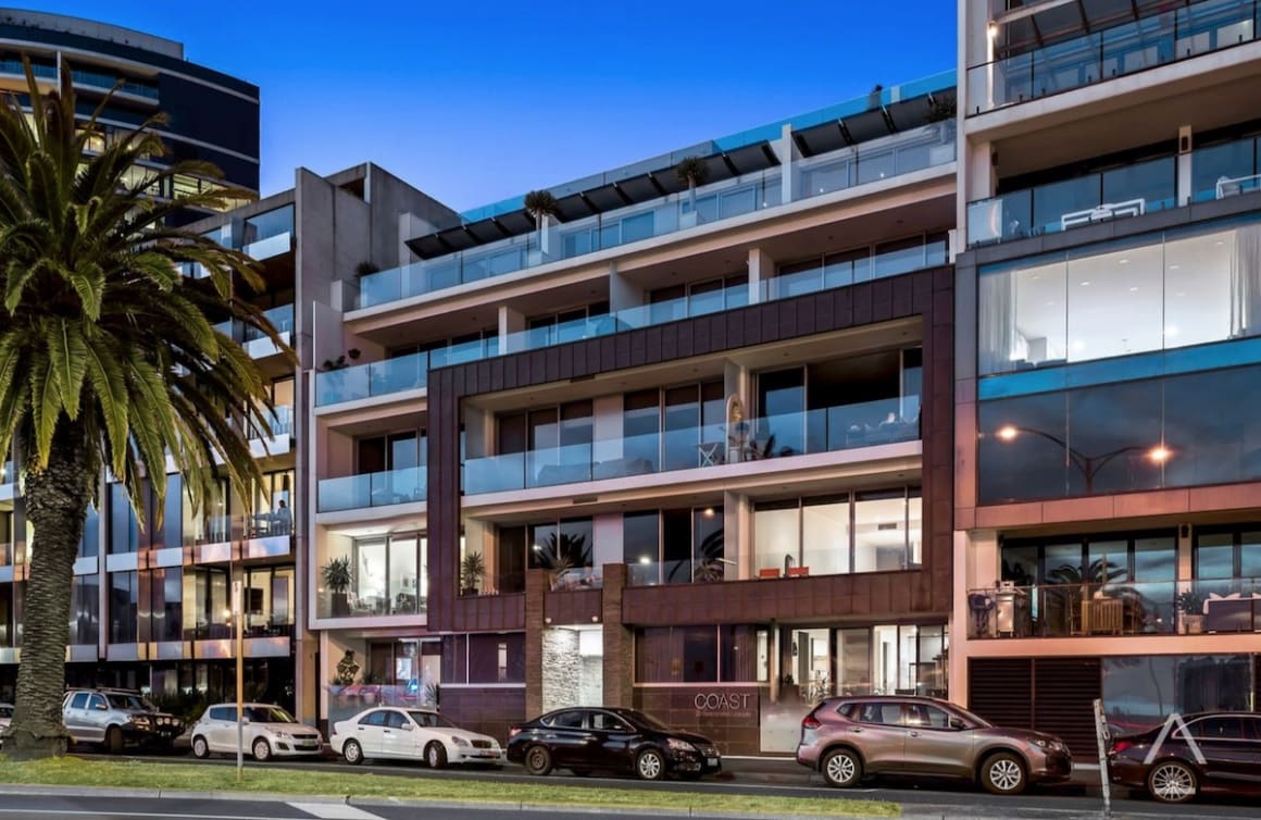 SJB designed Coast, Beaconsfield Parade, Port Melbourne apartment sells for $1.85 million