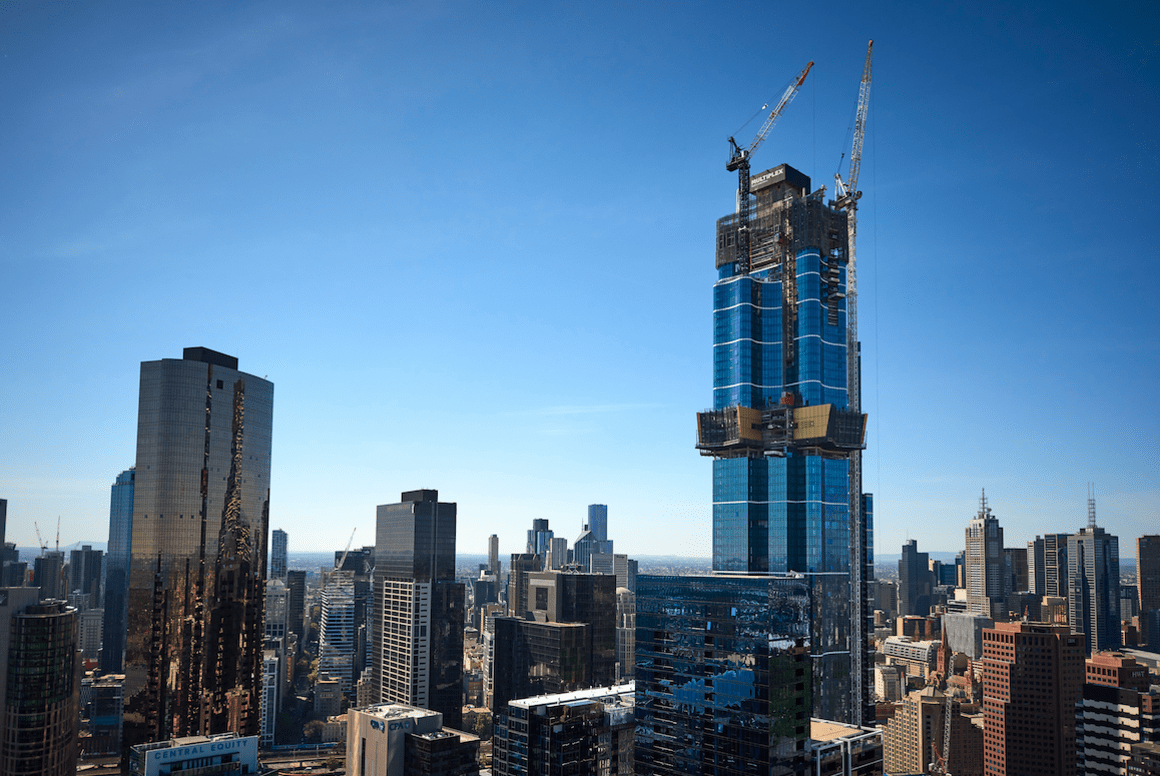 Australia 108 reaches 100th floor and achieves new construction milestone 