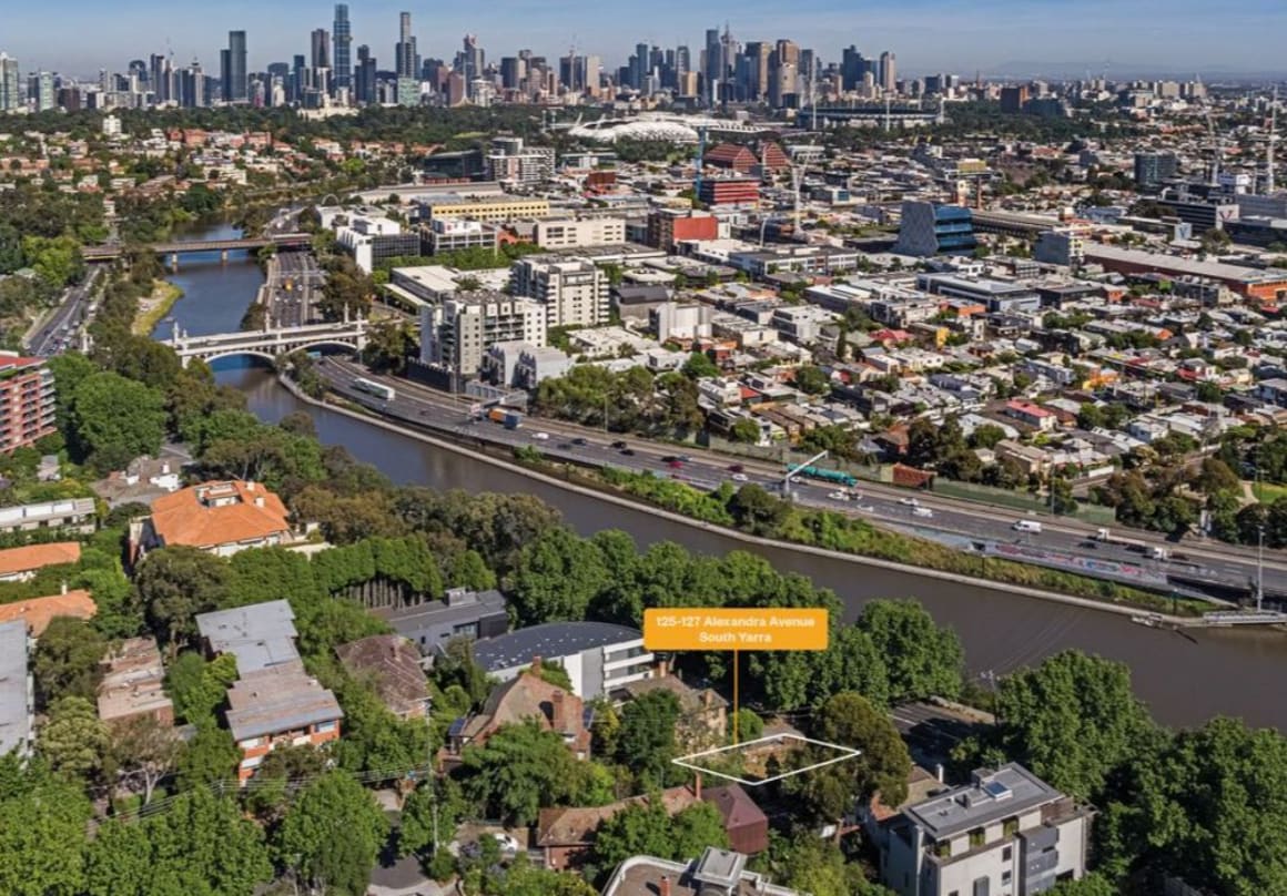 South Yarra residential development site with project potential listed 