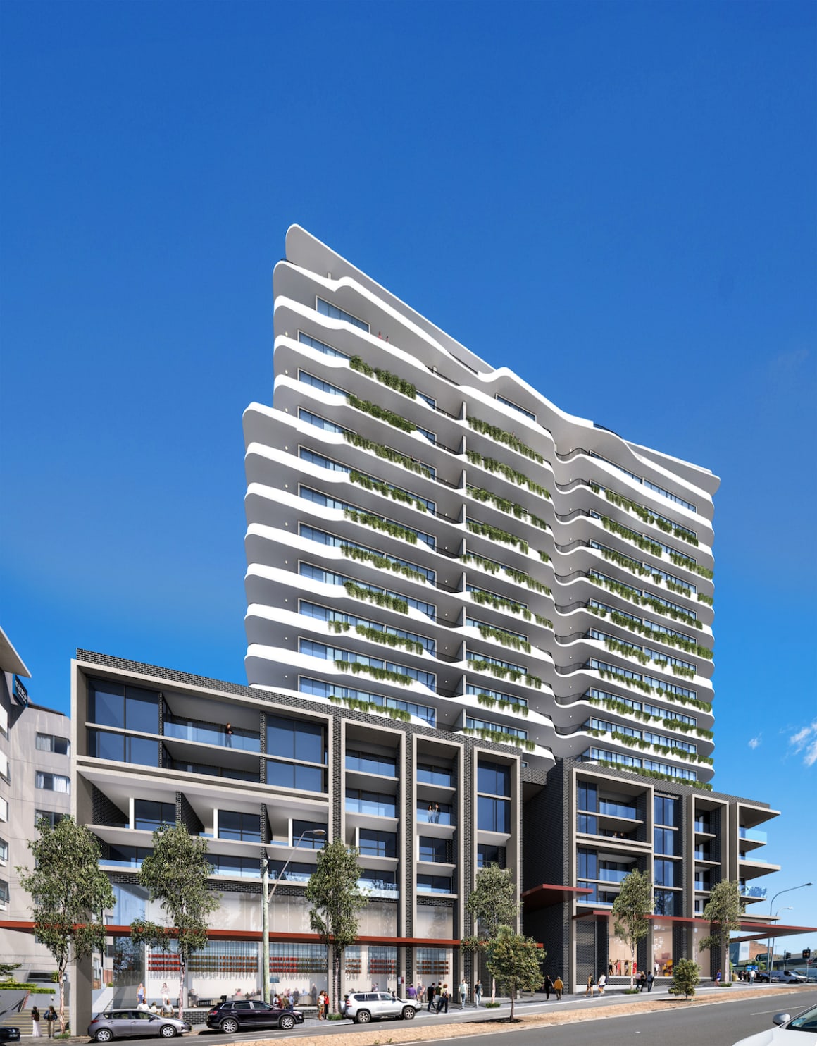 Level 33 file plans for mixed-use Wollongong development 