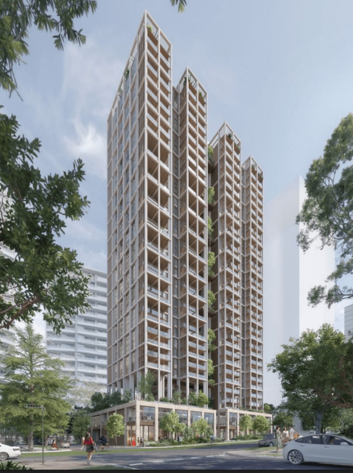 Bridgestone to push dual-tower Chatswood apartment tower higher