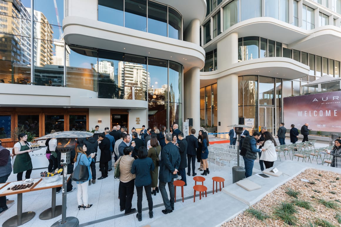 Aqualand officially opens landmark North Sydney apartment development, AURA by Aqualand
