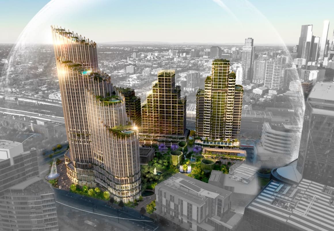 GURNER submits plans for first stage of $1.7 billion Docklands precinct, Elysium Fields