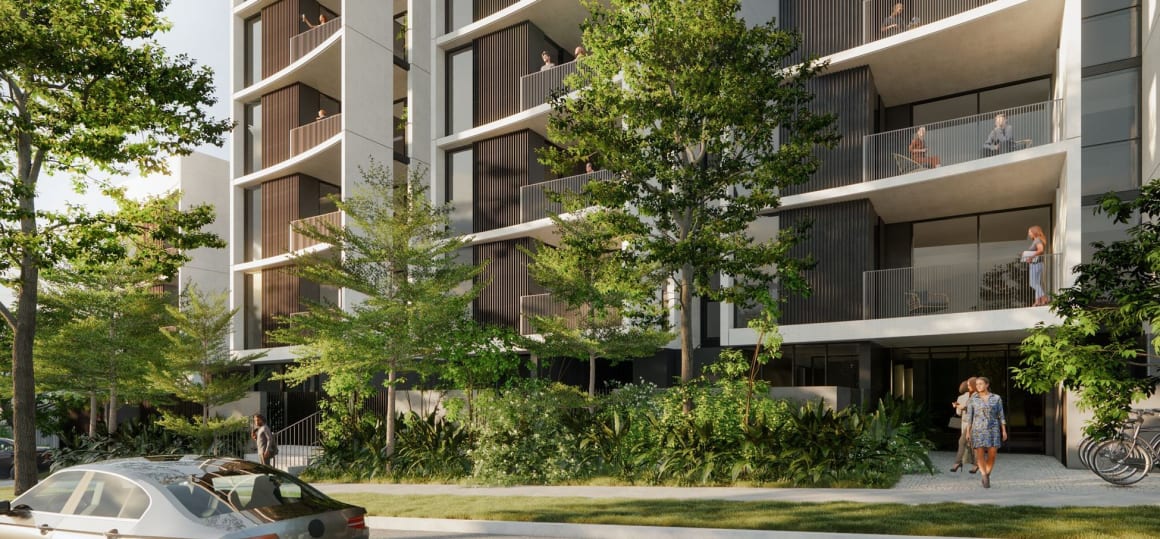 Hampton East's One Reynolds apartments start construction