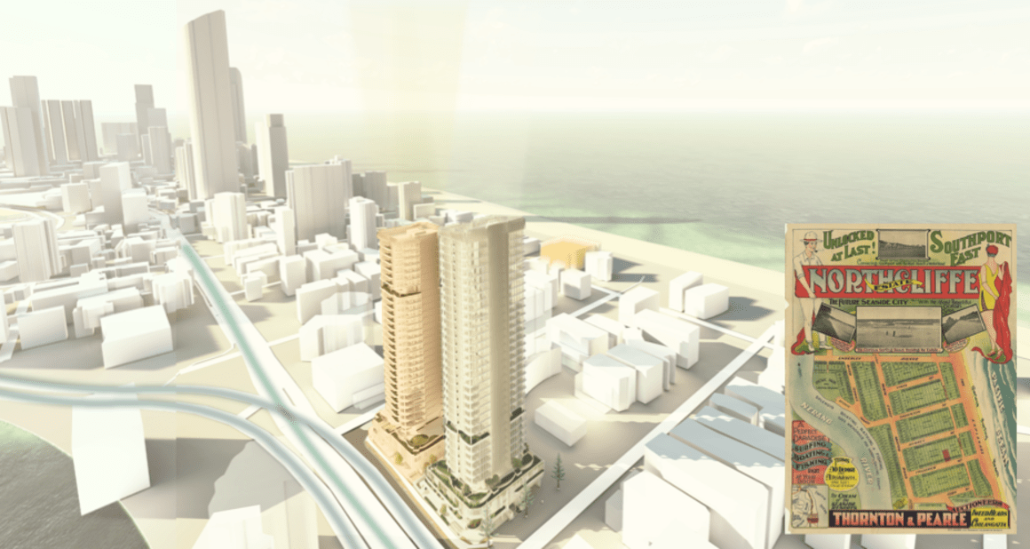 First look: Mick Power set for two-tower Surfers Paradise apartment development