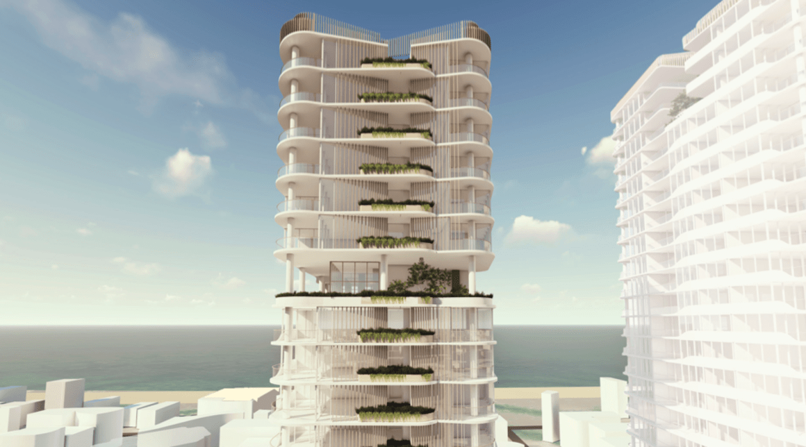 First look: Mick Power set for two-tower Surfers Paradise apartment development