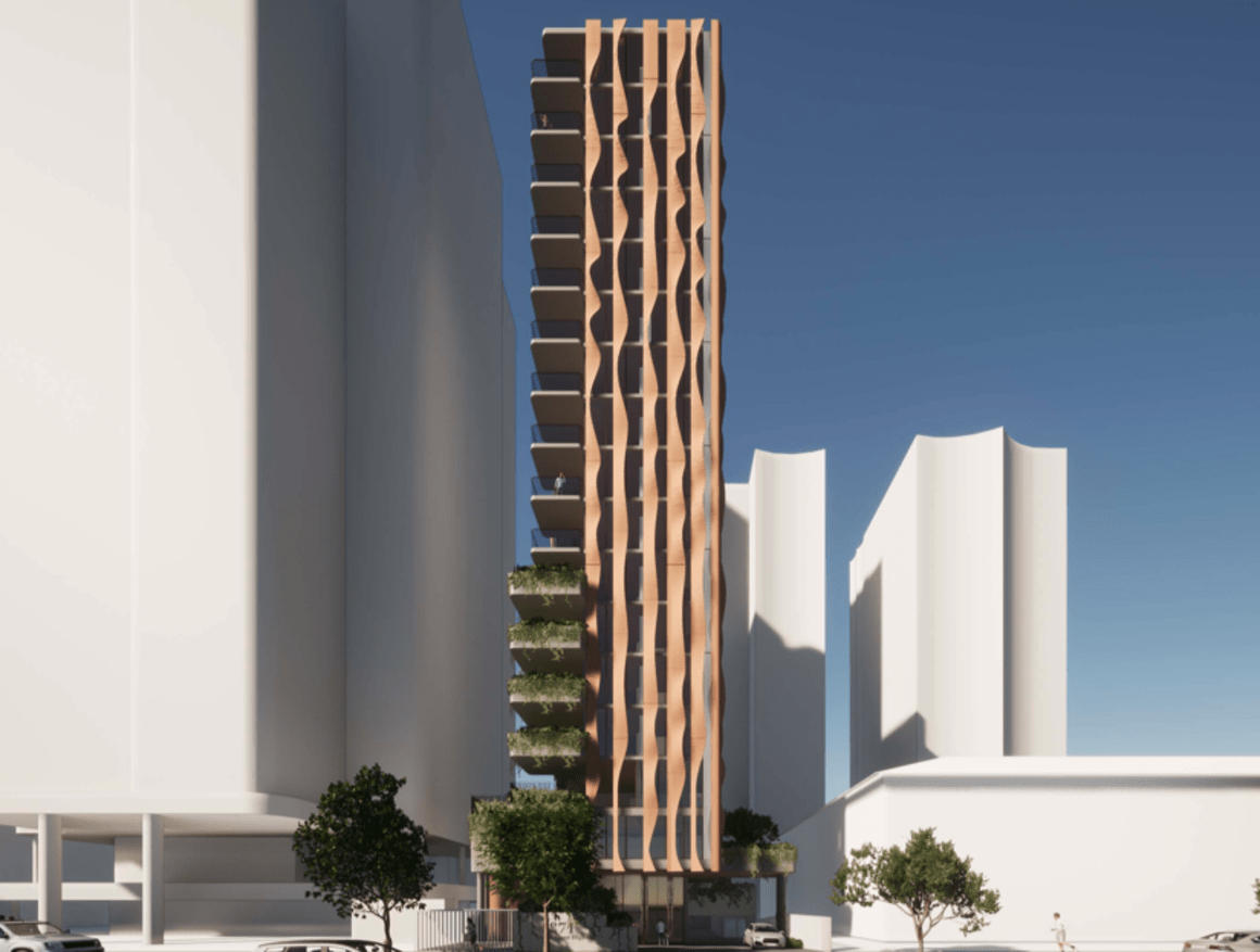 Exclusive first look: Spyre submit Burleigh Heads apartment project inspired by the headland