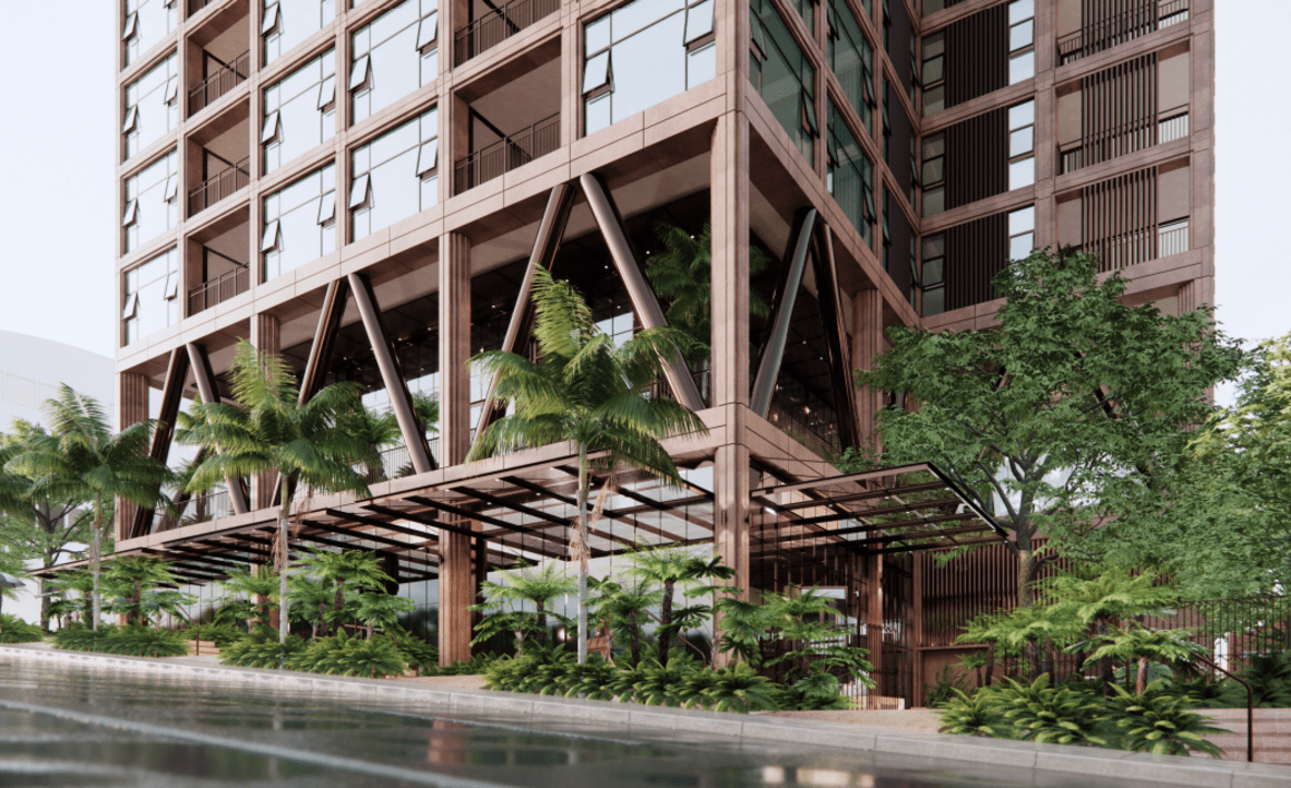Cbus Property propose sustainable, Rothelowman-designed Brisbane apartment development