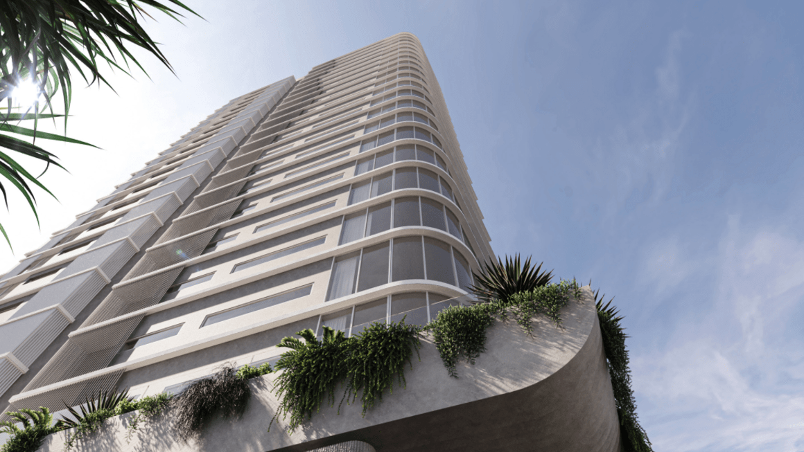 First look: Sabo Skirt family file debut Gold Coast apartment tower on Broadbeach's best street
