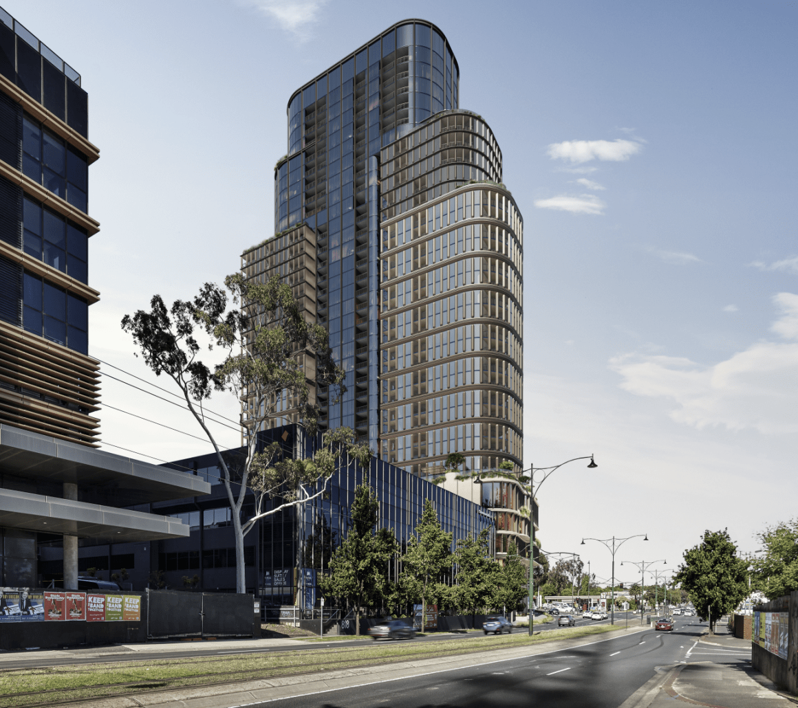 Hong Kong developers lodge plans for Fender Katsalidis-designed mixed-use Box Hill tower