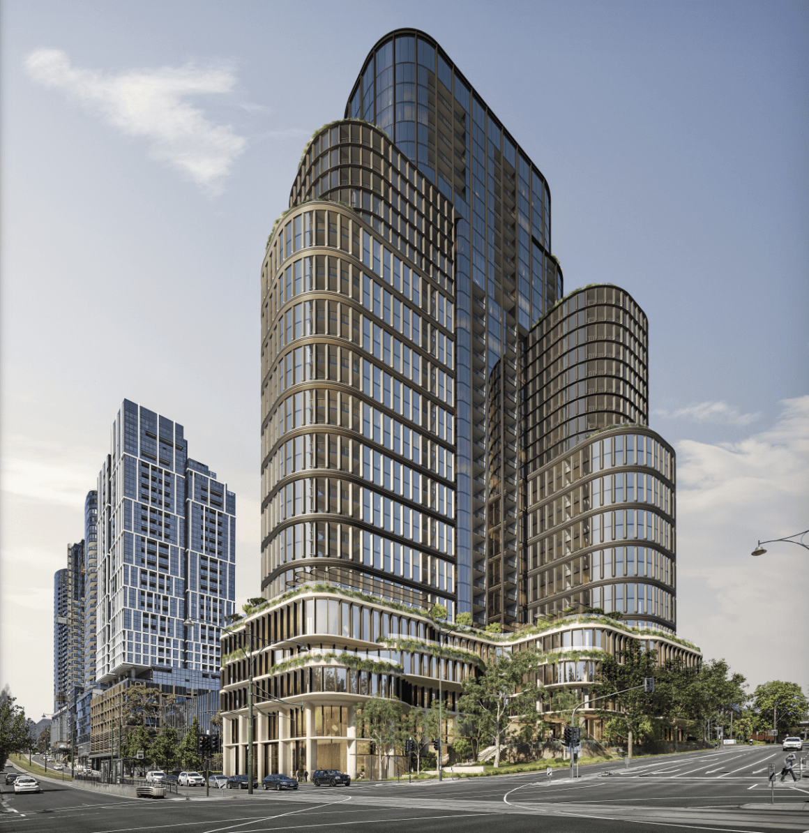 Hong Kong developers lodge plans for Fender Katsalidis-designed mixed-use Box Hill tower