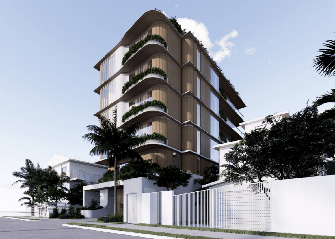 Low-rise four-pack planned for Gold Coast Highway site in Palm Beach