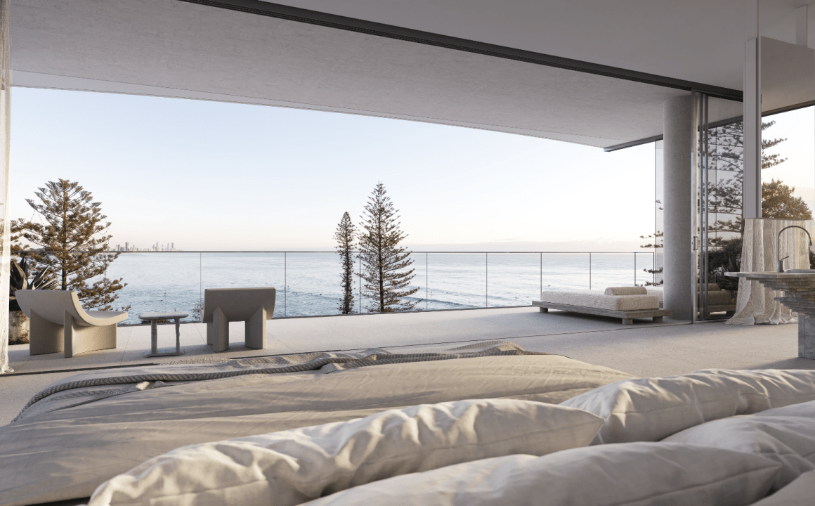 Spyre amalgamate at Glasshouse Burleigh Heads to create three-level apartment