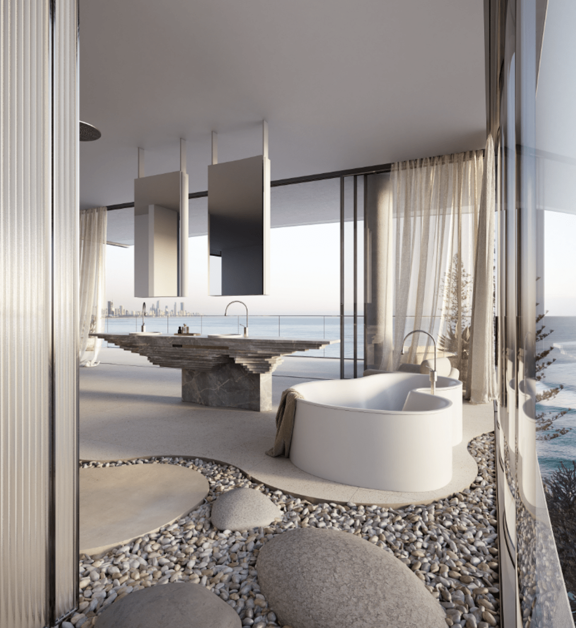 Spyre amalgamate at Glasshouse Burleigh Heads to create three-level apartment