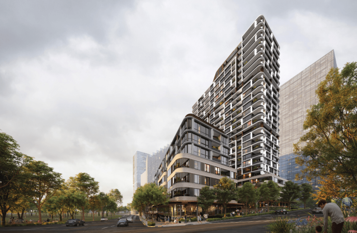 First look: Meriton propose $137 million Rhodes apartment towers