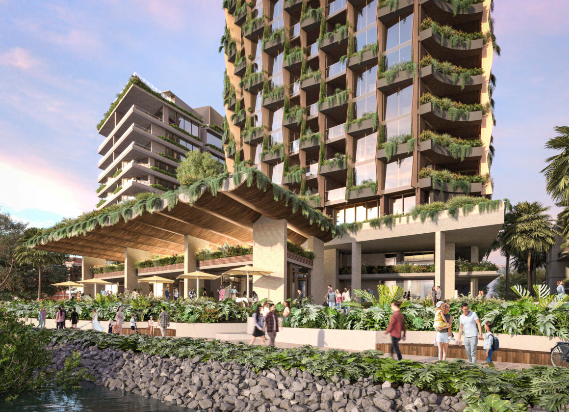 Kokoda propose $1.5 billion, triple-tower riverside development in Teneriffe