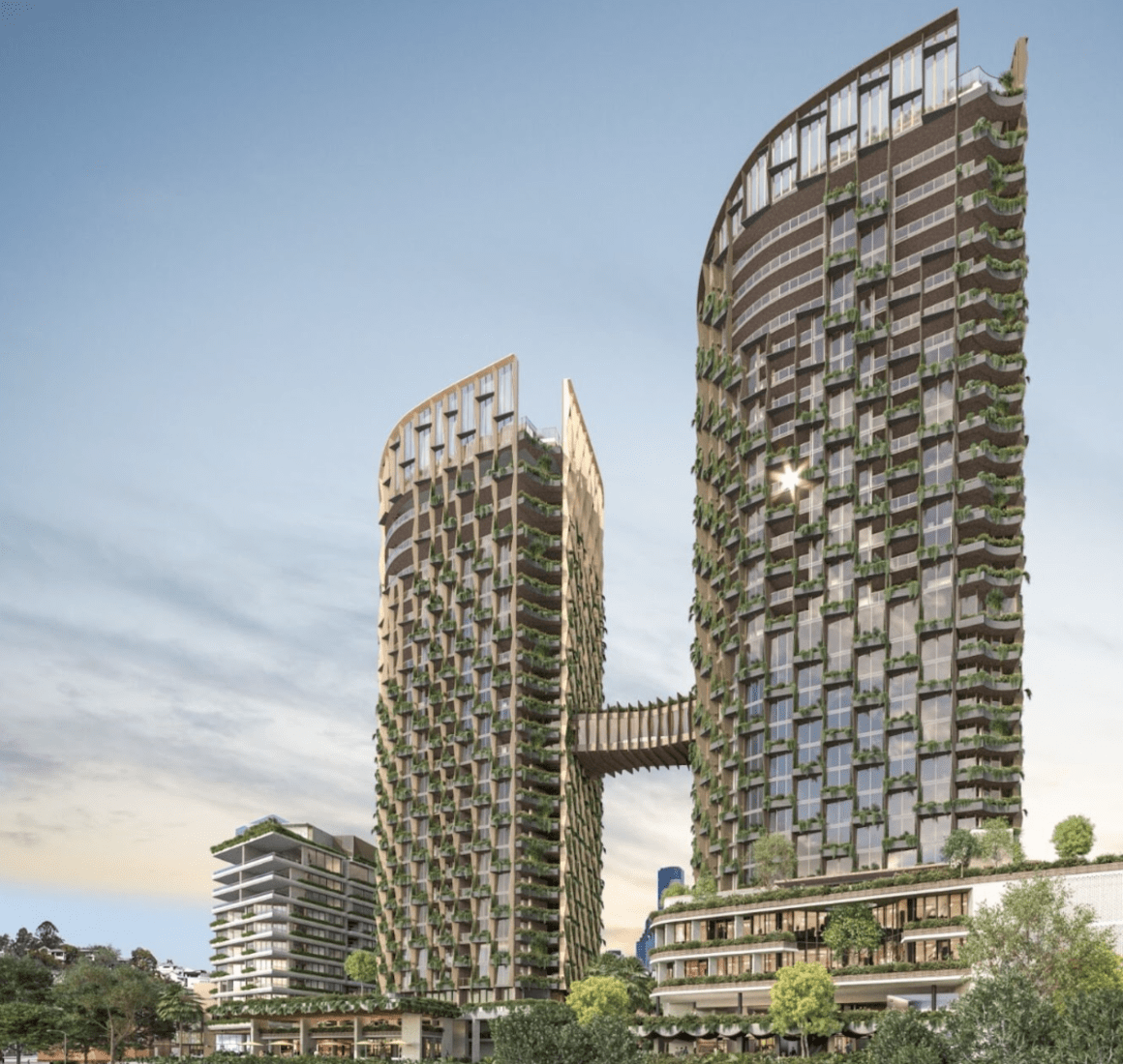 Kokoda propose $1.5 billion, triple-tower riverside development in Teneriffe