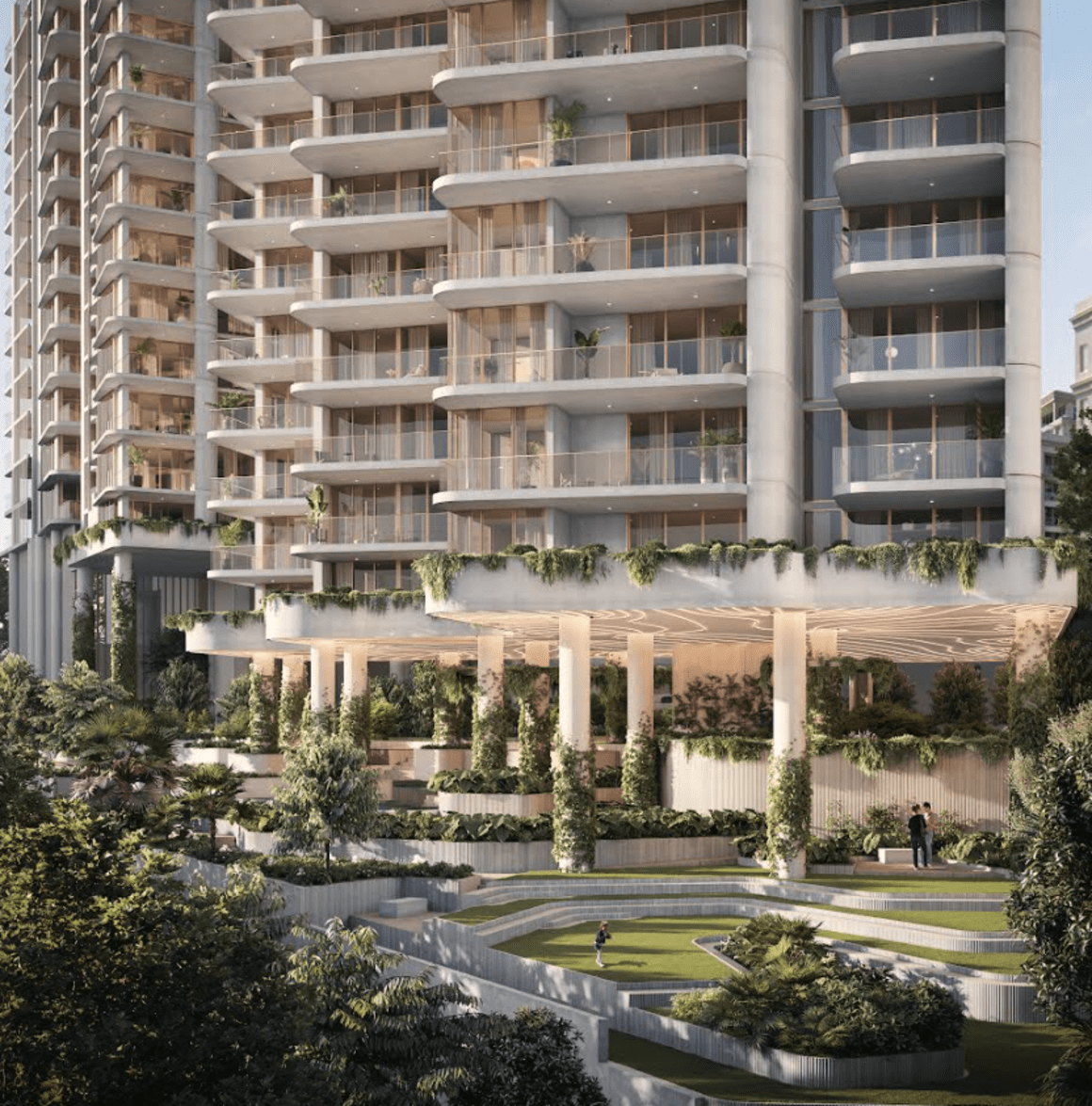 First look: Pikos redesigns Kangaroo Point apartment development, creating one acre of inner-city parkland