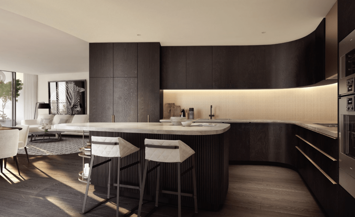 Construction approaches completion on one of Brighton's most luxe apartment developments