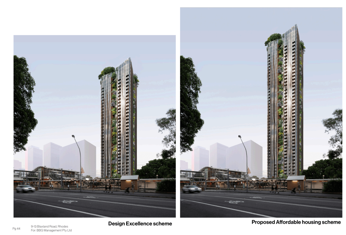 First look: Billbergia plot Rhodes tower with affordable housing uplift