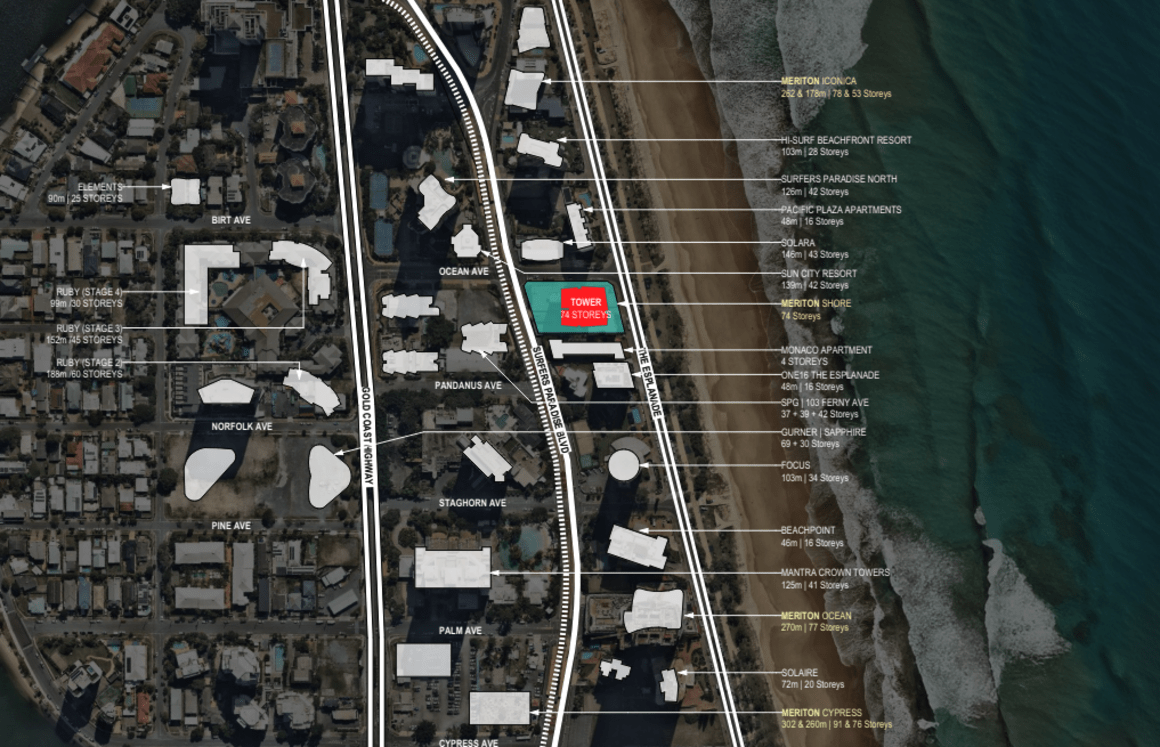 First look exclusive: Meriton continue Surfers Paradise domination with another apartment tower proposed