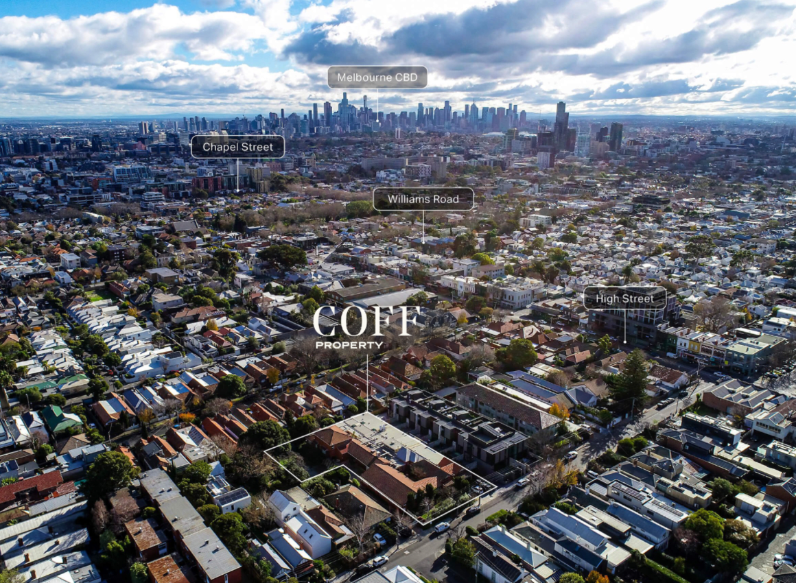 Coff Property secure permit for luxury Prahran townhouses