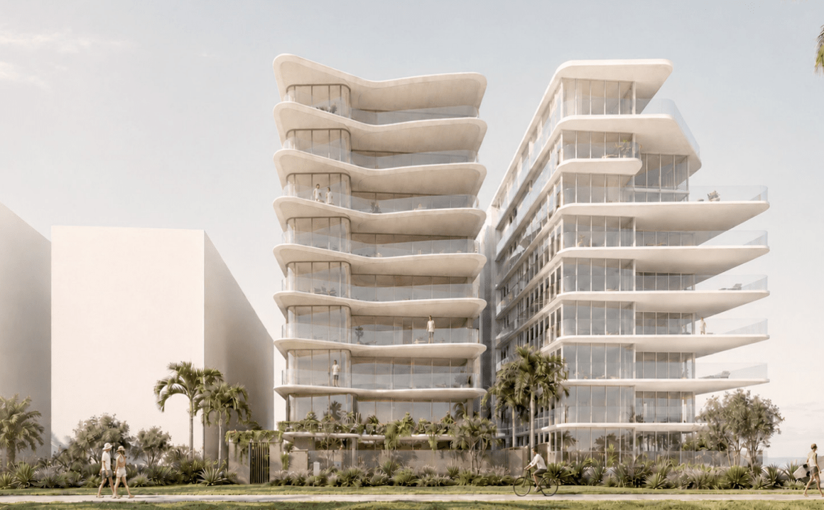 First look: Two-tower apartment development pitched for Palm Beach