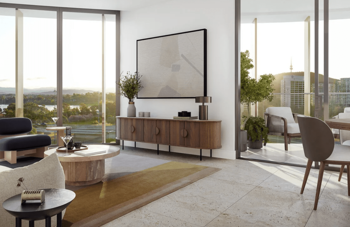 Geocon's The Grande on London apartments in Canberra race to 50 per cent sold