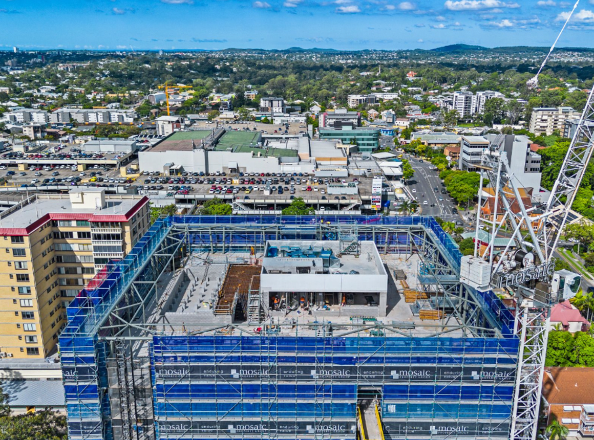 Mosaic top out The Witton in Indooroopilly