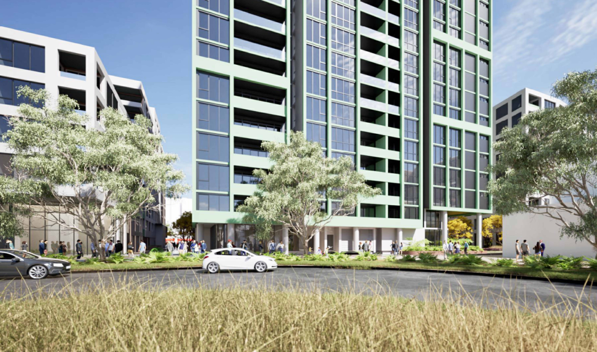 First look: Geocon refines plans for four-tower precinct on Braddon's Northbourne Avenue