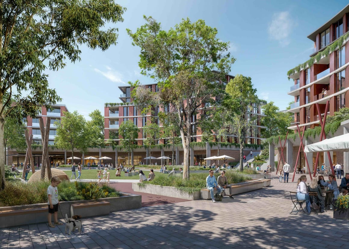 Holdmark seeks 17-building mixed-use precinct at former Caddens drive-in site