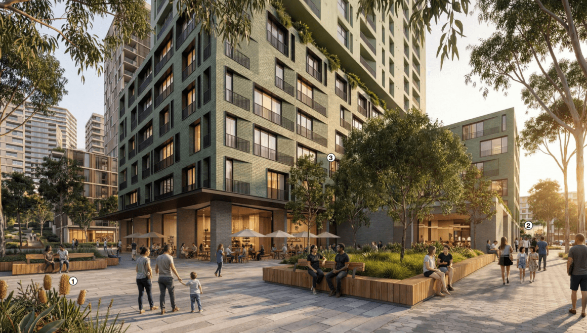 First look: Stockland, NSW Gov, unveils plans for 3,300-home Waterloo South renewal