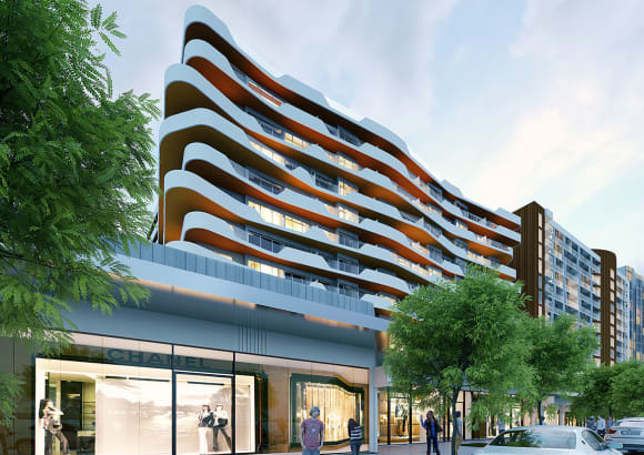 Render of Monash Tower Two. Image by m-city.com M-City location