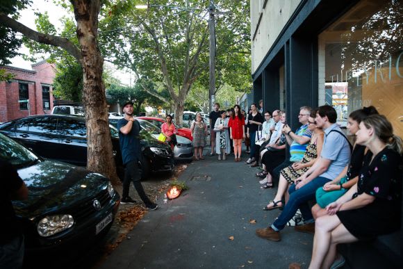 The welcome ceremony was held on March 8 SMA Projects & the MARS gallery launch artist in residence programme at The Lyric