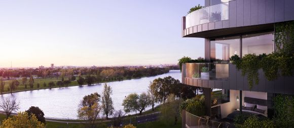 K1 Residences offer expansive views towards Albert Park Lake. Image courtesy Optimus developments K1 Residences look to set the tone for luxury living
