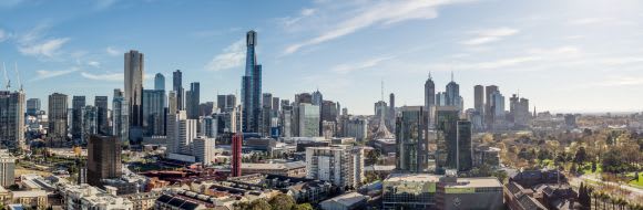 The view to the city from the 135 Sturt Street site - image: Colliers Sturt Street's prime development site listed for sale