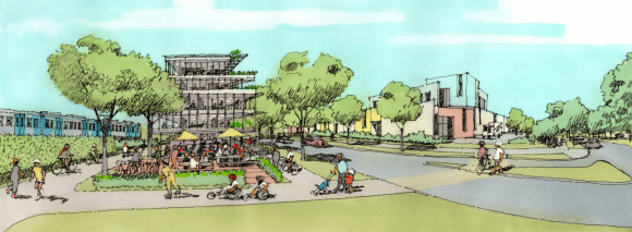Indicative built-form near Cranbourne station - image: City of Casey City of Casey seeks submissions on Cranbourne's town centre structure plan