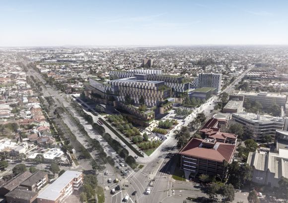 Render of the new Footscray Hospital - image: supplied New Footscray Hospital location unveiled
