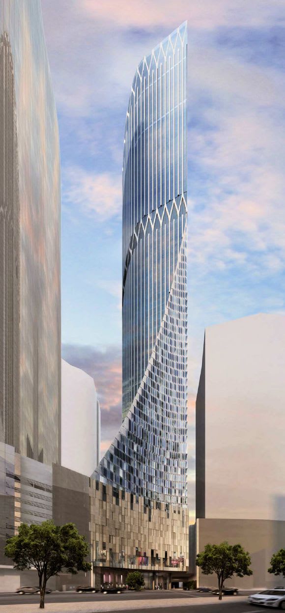 Power street perspective. Planning image: Metier3 38 Freshwater Place's proponents ramp up their intentions