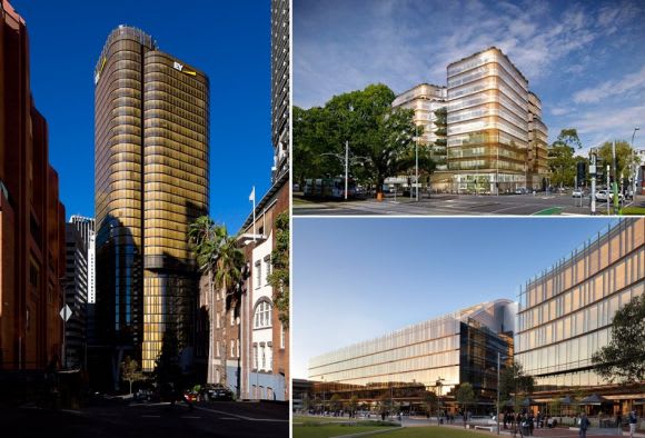 Selected FJMT commercial projects. Images: Commercial RE, Time and Place, FJMT Zurich Australia's renewed push to develop its North Sydney headquarters
