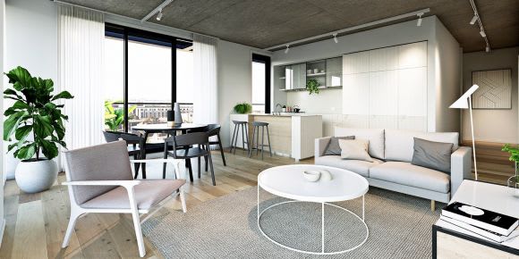 A Seamstress interior perspective. Image: Est8 Agency Secure your new home in Seamstress, Brunswick East