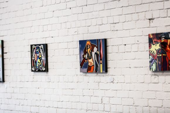 Josh Muir's work at The Lyric display suite gallery SMA Projects & the MARS gallery launch artist in residence programme at The Lyric