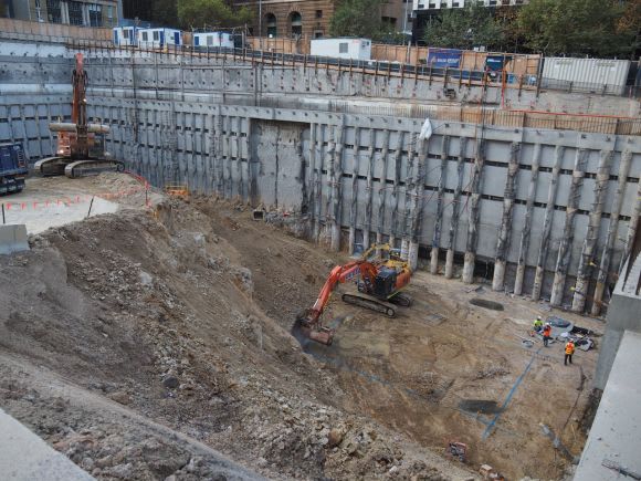Image by redden, originally posted 16/05/2017 The state of construction in Melbourne - mid May