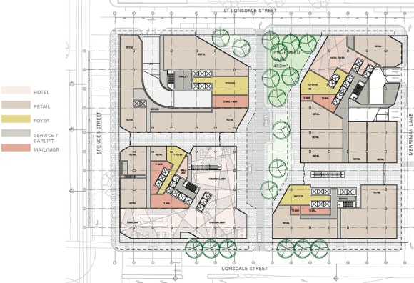 CBD | West Side Place | 250 Spencer Street | 4 towers | 270m | 79L | Residential