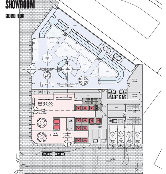 SOUTHBANK | One Queensbridge Street | 1-23 Queensbridge Street | 323m | 90L | Residential