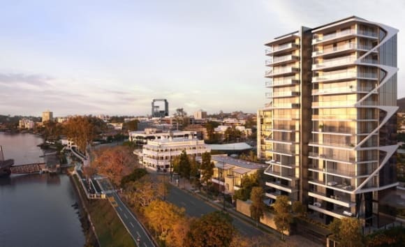 BANC apartments overlooking the river. Credit: WMK Architecture BANC apartments overlooking the river. Credit: WMK Architecture