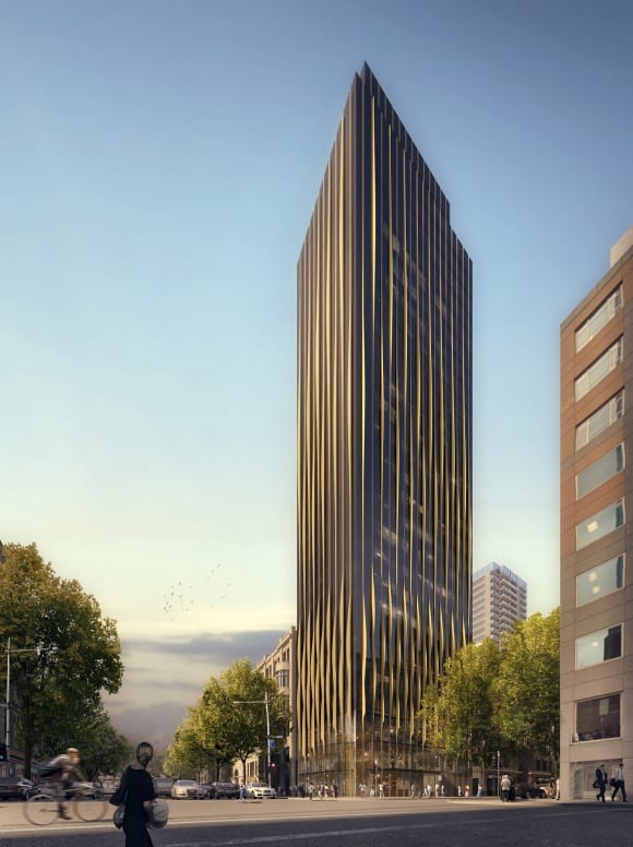Quincy Hotel is well underway at 33 King Street. Image: BPM A closer look at Melbourne's booming hotel sector