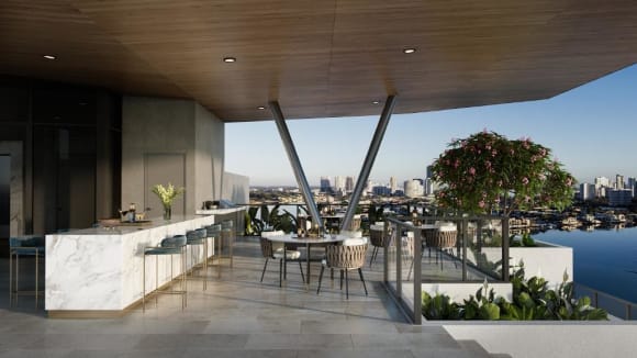Allure Chevron Island. Credit: DBA Architecture Discover Allure Chevron Island: Resort-style luxury living from 5,000