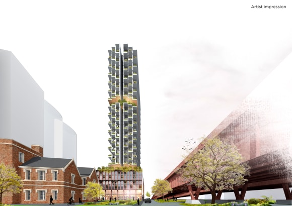 Boyd development 132 Kavanagh Street Southbank, Artist Impression Southbank to welcome new community village and affordable housing