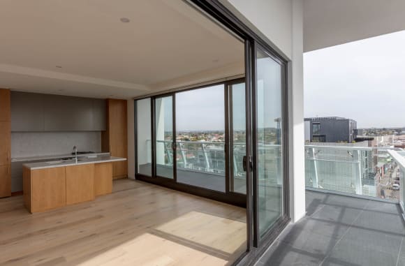 Apartment balcony. Credit: Valeo Construction Spotlight on sustainable: The General, Melbourne